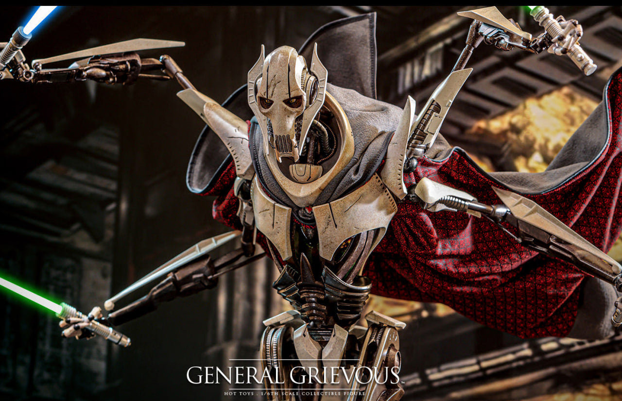Preorder🔥Hot Toys MMS760D67 Star Wars Episode III Revenge of the Sith General Grievous 1/6 Scale Collectible Figure