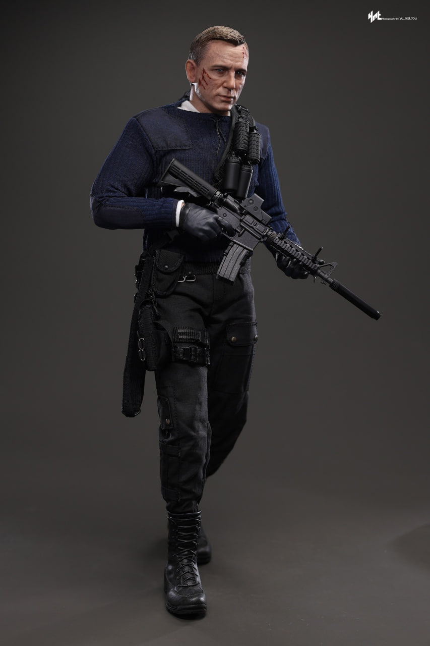READY🔥Hot Toys MMS804 No Time To Die 1/6th scale James Bond (Commando Outfit) Collectible Figure
