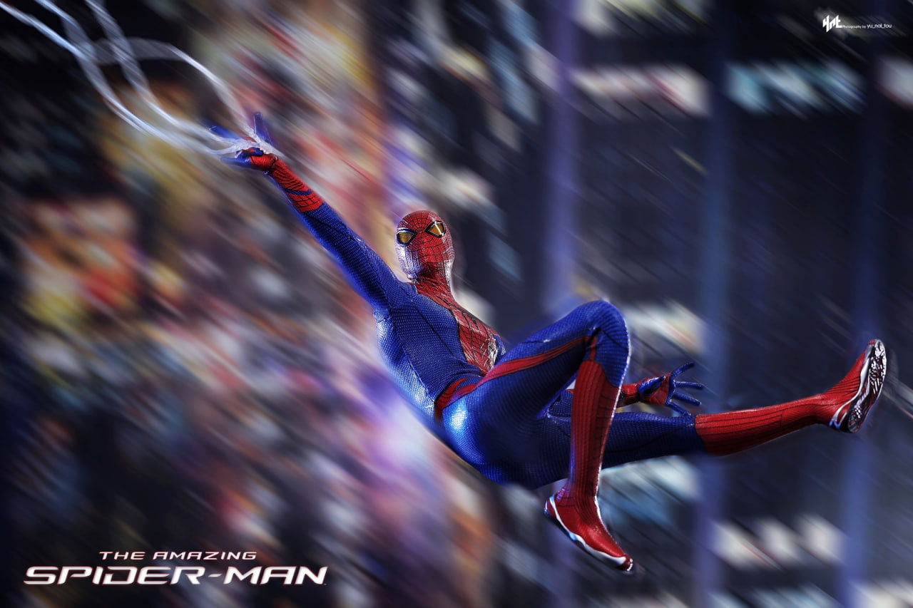 🔥Hot Toys MMS771 MMS771B The Amazing Spider-Man 1/6th Scale The Amazing Spider-Man Collectible Figure (Collector Edition) (Special Edition)