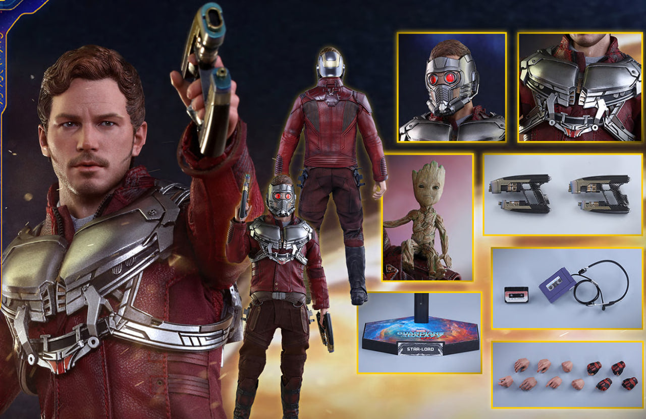 READY🔥Hot Toys MMS420 Guardians of the Galaxy Vol. 2 Star-Lord Regular Version