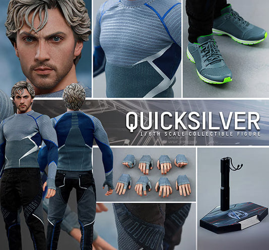 READY🔥Hot Toys MMS302 AVENGERS: AGE OF ULTRON 1/6 QUICKSILVER