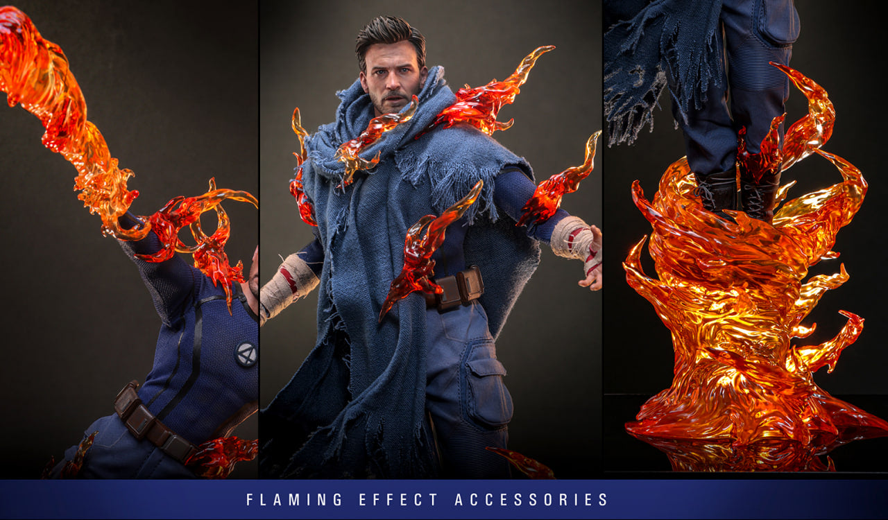 Preorder🔥Hot Toys MMS789 Deadpool & Wolverine 1/6th scale Human Torch Collectible Figure