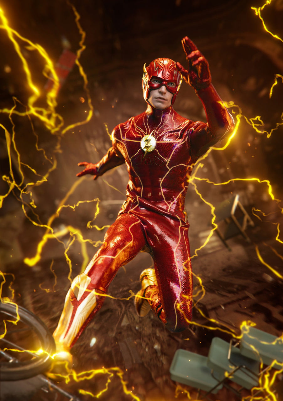 READY🔥Hot Toys MMS713 The Flash 1/6 Scale Collectible Figure