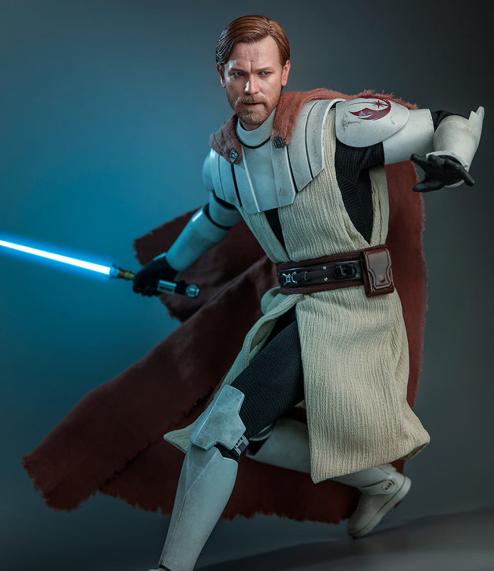 🔥Hot Toys TMS095 STAR WARS: THE CLONE WARS 1/6 OBI-WAN KENOBI