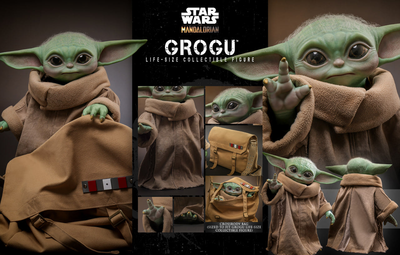 READY🔥Hot Toys LMS015 Star Wars: The Mandalorian Grogu Life-Size Collectible Figure