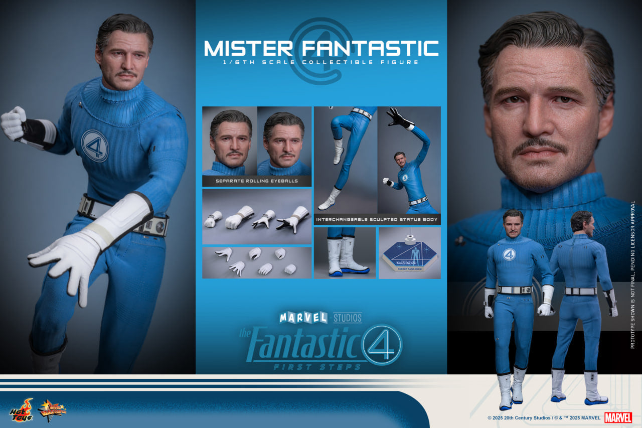 Preorder🔥Hot Toys MMS821B The Fantastic Four: First Steps 1/6th scale Mister Fantastic Collectible Figure Special Edition