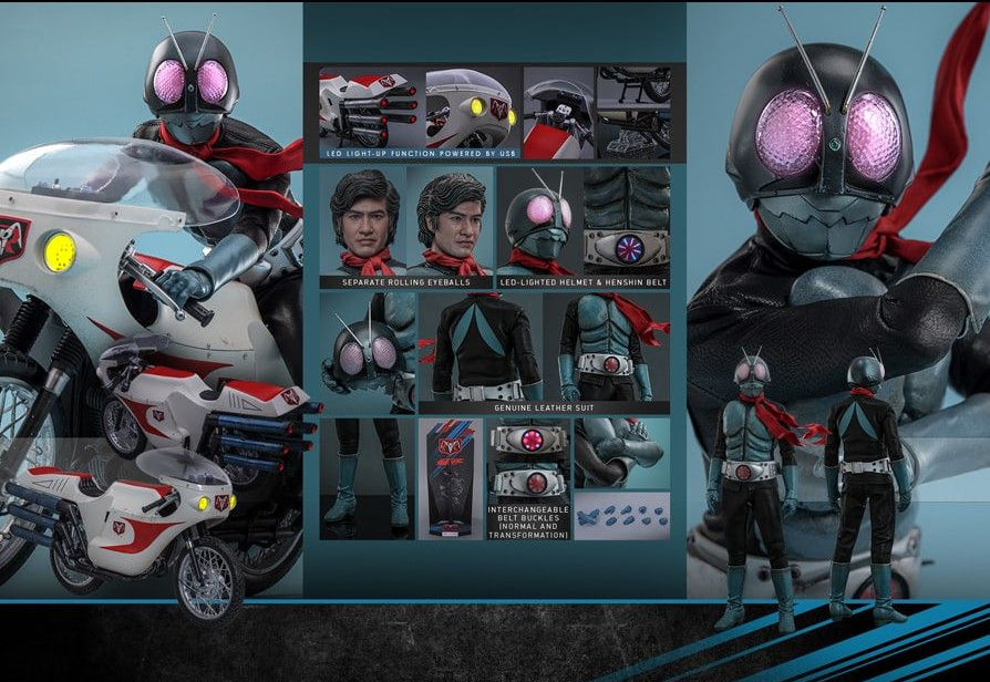 Preorder🔥Hot Toys TMS148 Kamen Rider Kamen Rider No. 1 and Cyclone Set 1/6th scale Collectible Figure