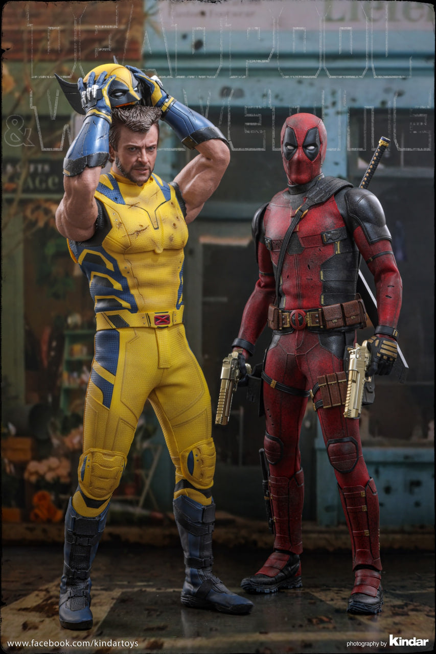 🔥Hot Toys MMS754 Deadpool and Wolverine - Wolverine 1/6 Scale Collectible Figure Deluxe Edition