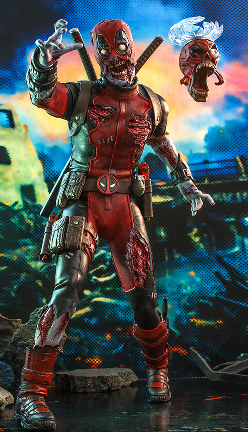 🔥Hot Toys CMS06 MARVEL ZOMBIES 1/6 ZOMBIE DEADPOOL