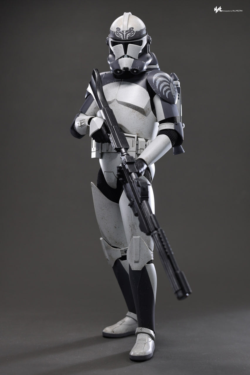 READY🔥Hot Toys TMS143 Star Wars: The Clone Wars 104th Battalion Wolfpack Clone Trooper (Deluxe Version)