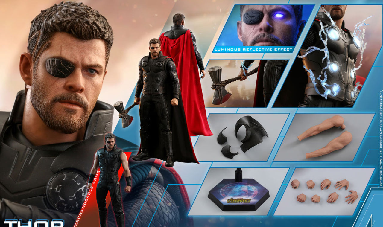 🔥Hot Toys MMS474 AVENGERS: INFINITY WAR 1/6 Thor