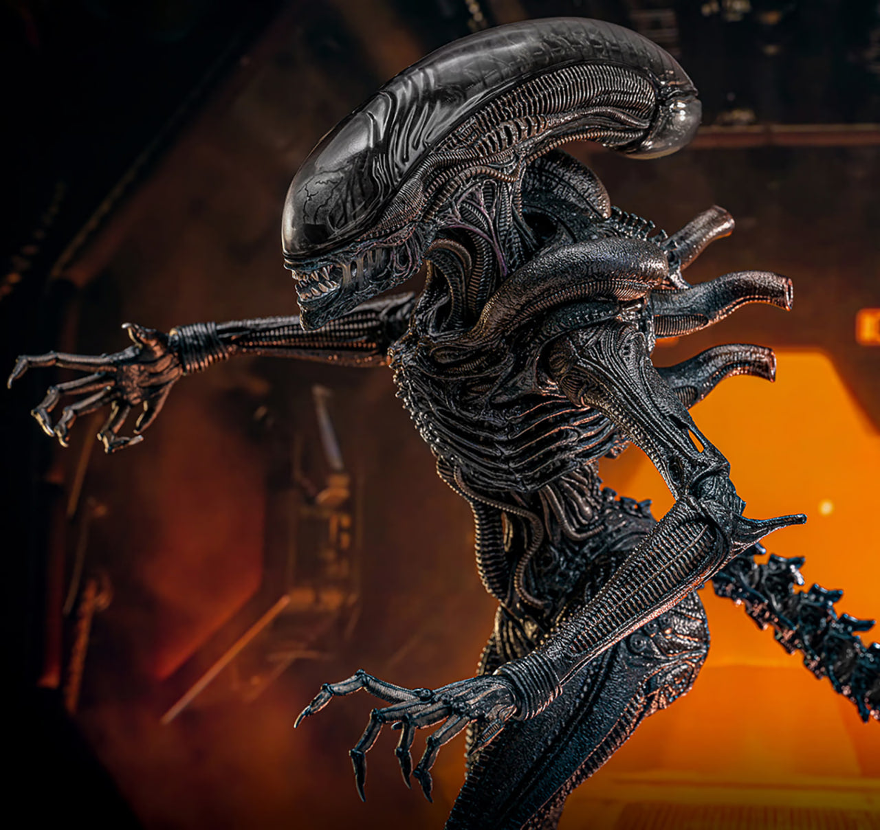 Preorderš„Hot Toys MMS784 Alien: Romulus 1/6th scale Scorched Xenomorph Collectible Figure