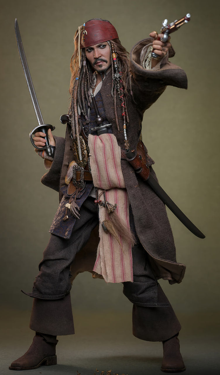 READY🔥Hot Toys DX37 PIRATES OF THE CARIBBEAN: Dead Men Tell No Tales 1/6 JACK SPARROW