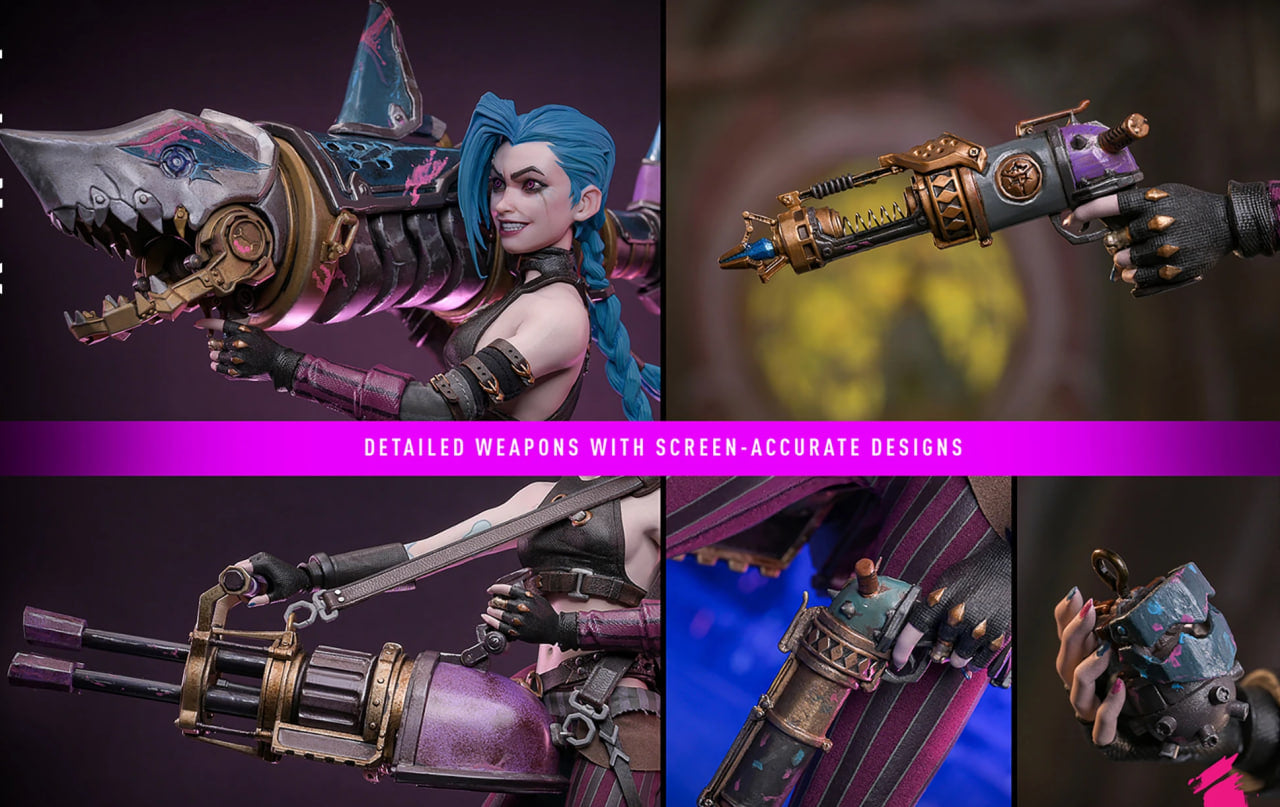 Preorder🔥Hot Toys TMS137 Arcane 1/6th scale Jinx Collectible Figure