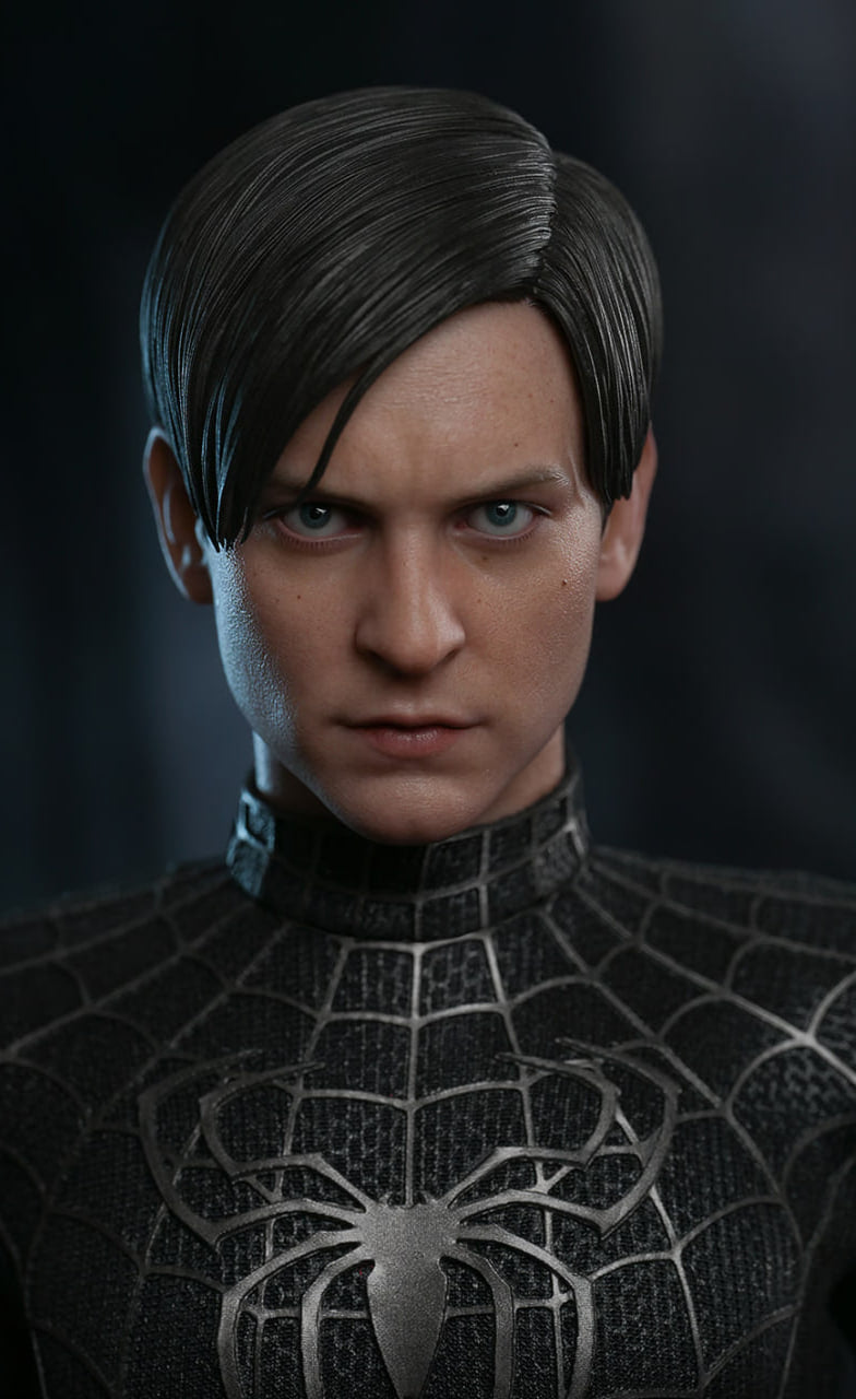 READY🔥Hot Toys MMS727B Spider-Man 3 Spiderman (Black Suit) Special Edition 1/6th Scale Collectible Figure