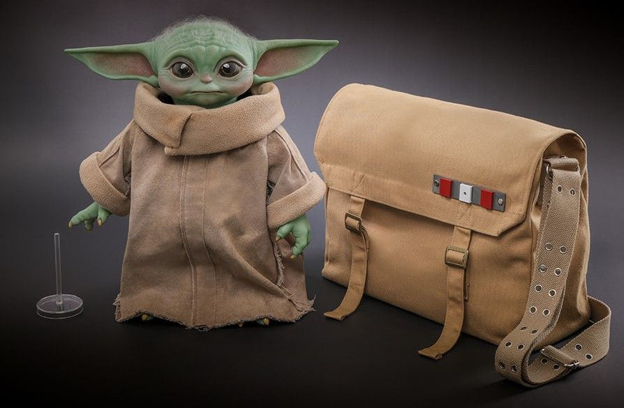 READY🔥Hot Toys LMS015 Star Wars: The Mandalorian Grogu Life-Size Collectible Figure