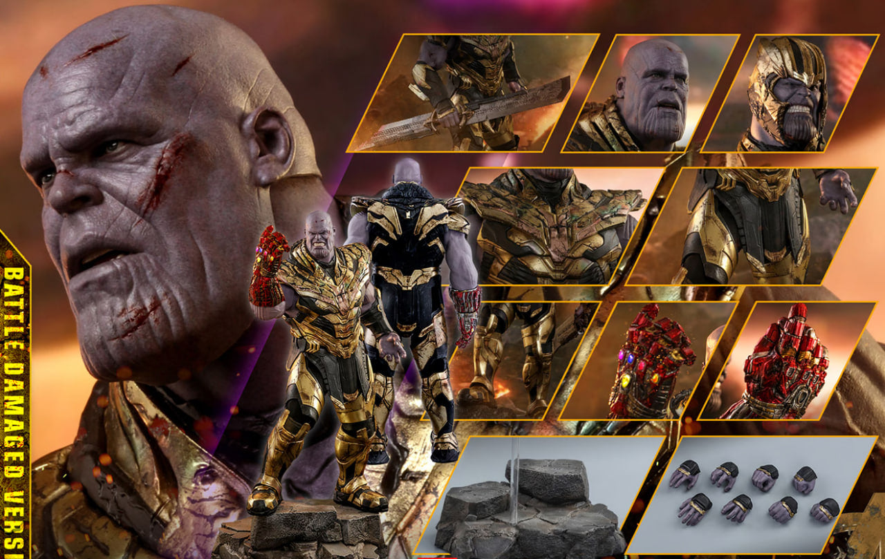 🔥Hot Toys MMS564 AVENGERS: ENDGAME 1/6 THANOS (BATTLE DAMAGED VERSION)