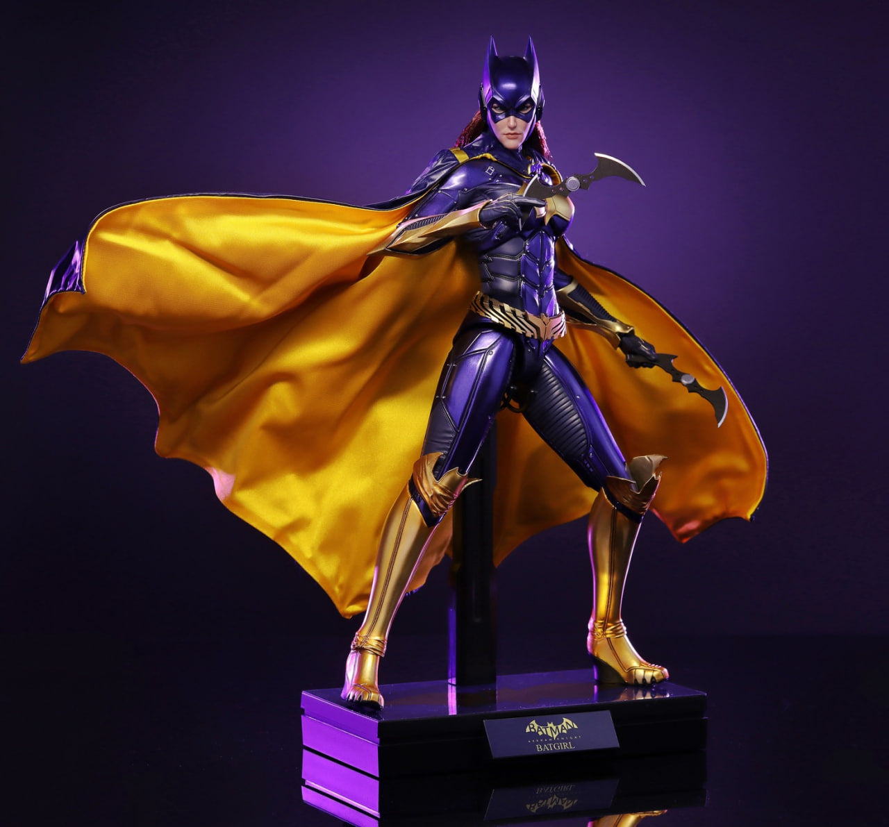 READY🔥Hot Toys VGM65 Batman Arkham Knight 1/6th scale Batgirl (Purple and Gold Version) Collectible Figure Exclusive Limited Edition