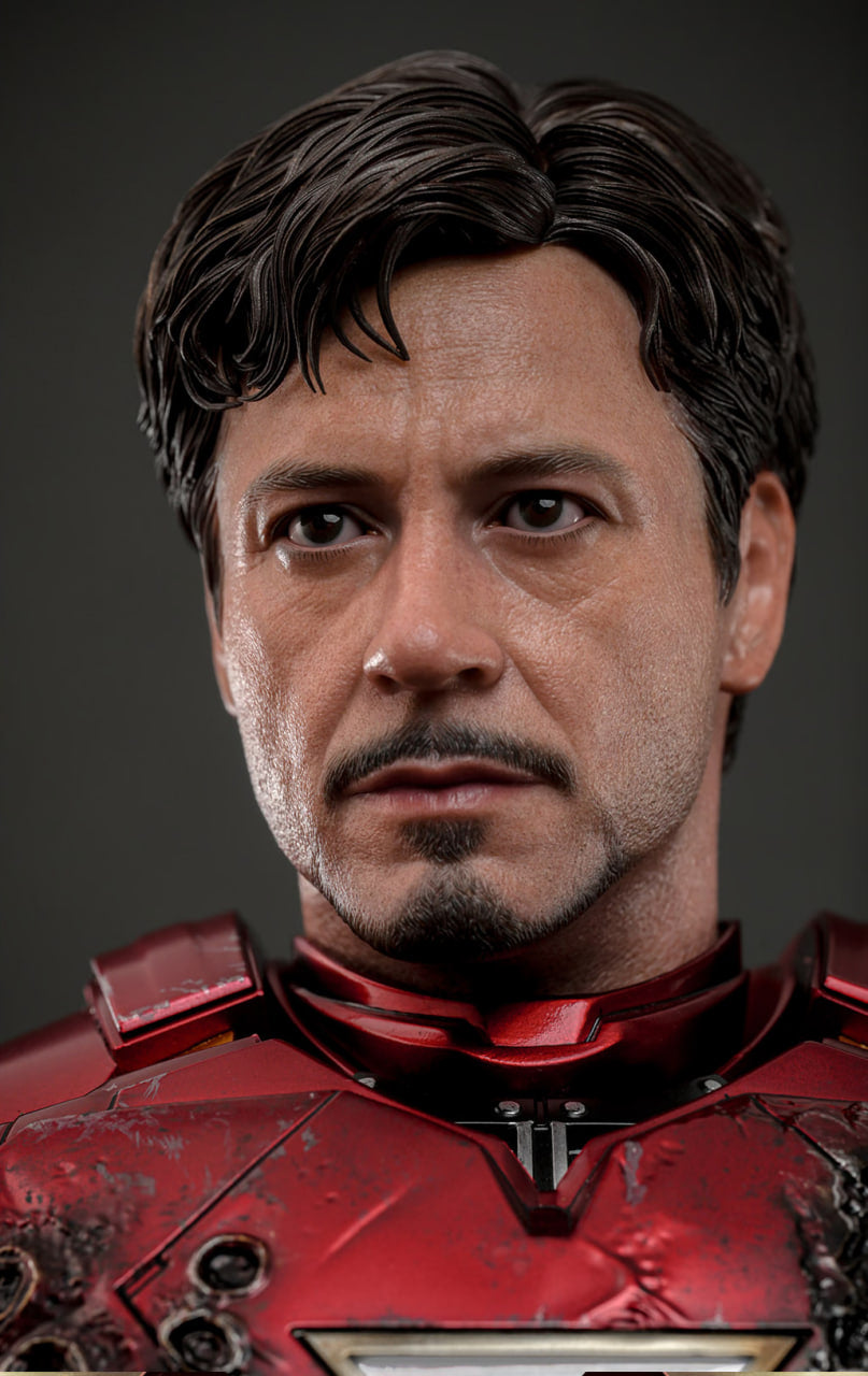 READY🔥Hot Toys QS025 Iron Man 2 Iron Man Mark VI 1/4 Quarter Scale Collectible Figure