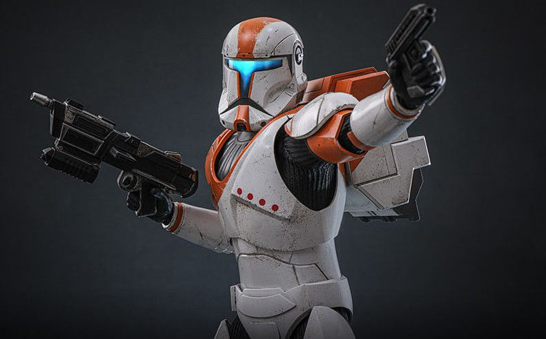 READY🔥Hot Toys TMS151 Star Wars: The Clone Wars™ Clone Commando Boss 1/6th scale Collectible Figure