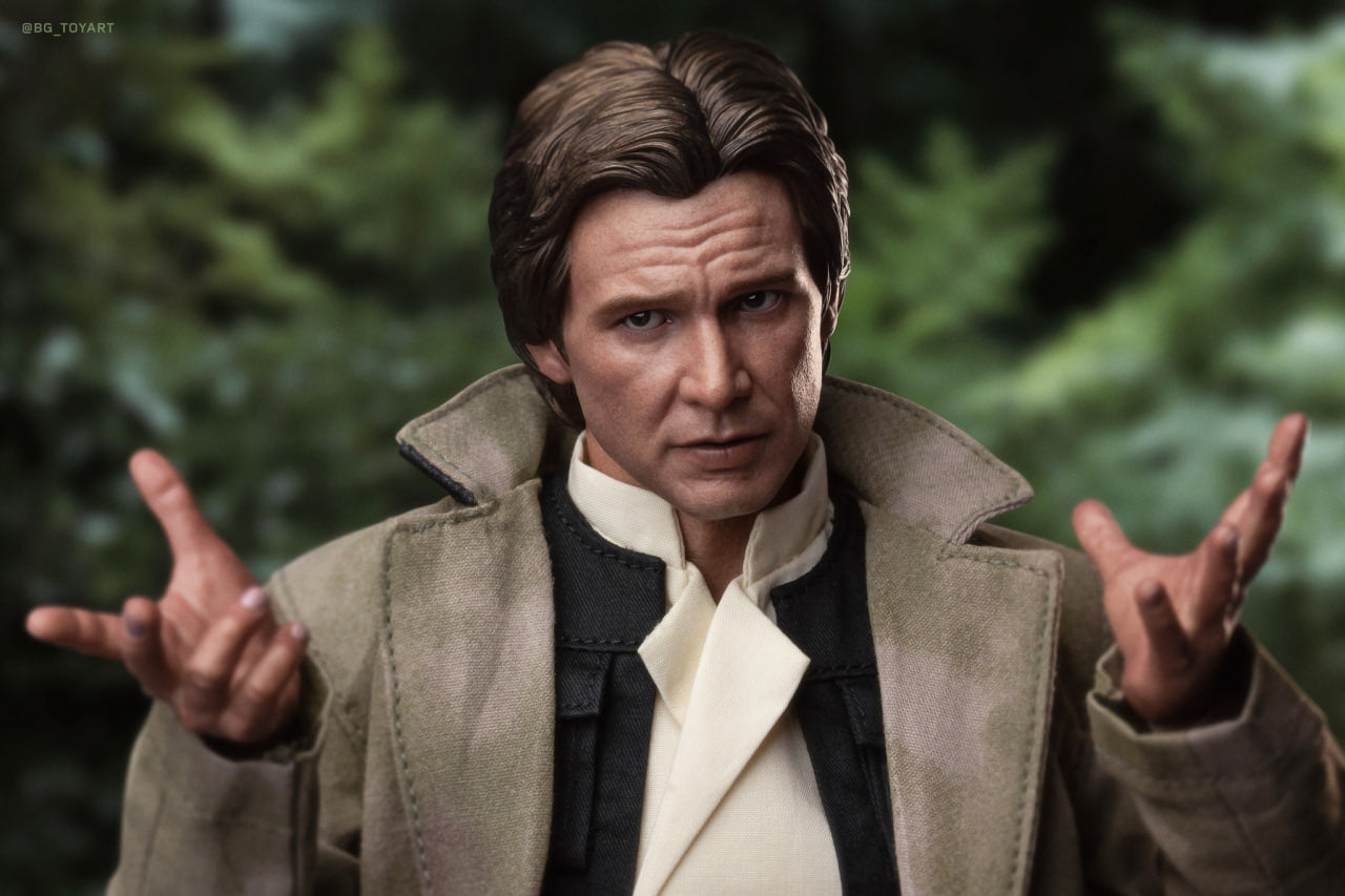 READY🔥Hot Toys MMS740 Star Wars Return of the Jedi Han Solo 1/6 Scale Collectible Figure