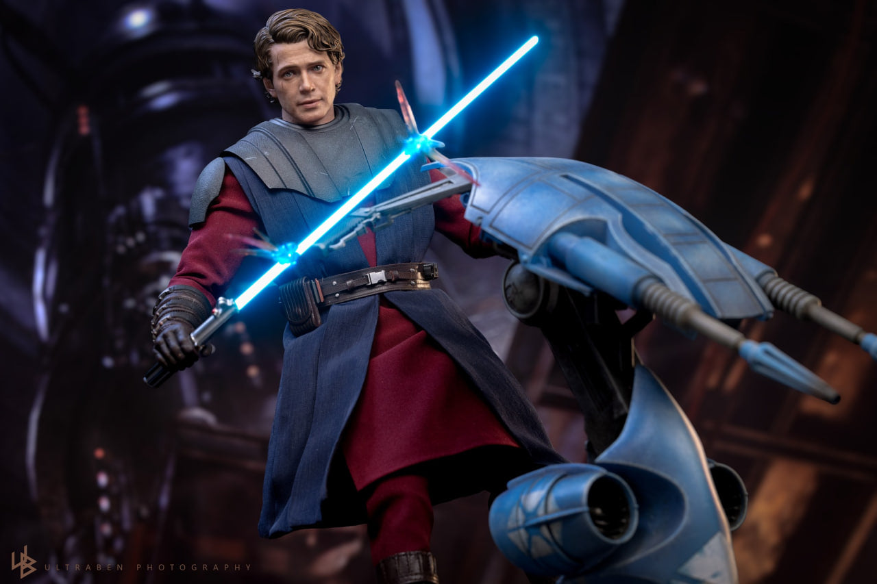 READY🔥Hot Toys TMS129 Star Wars Ahsoka Anakin Skywalker Clone Wars 1/6 Scale Collectible Figure