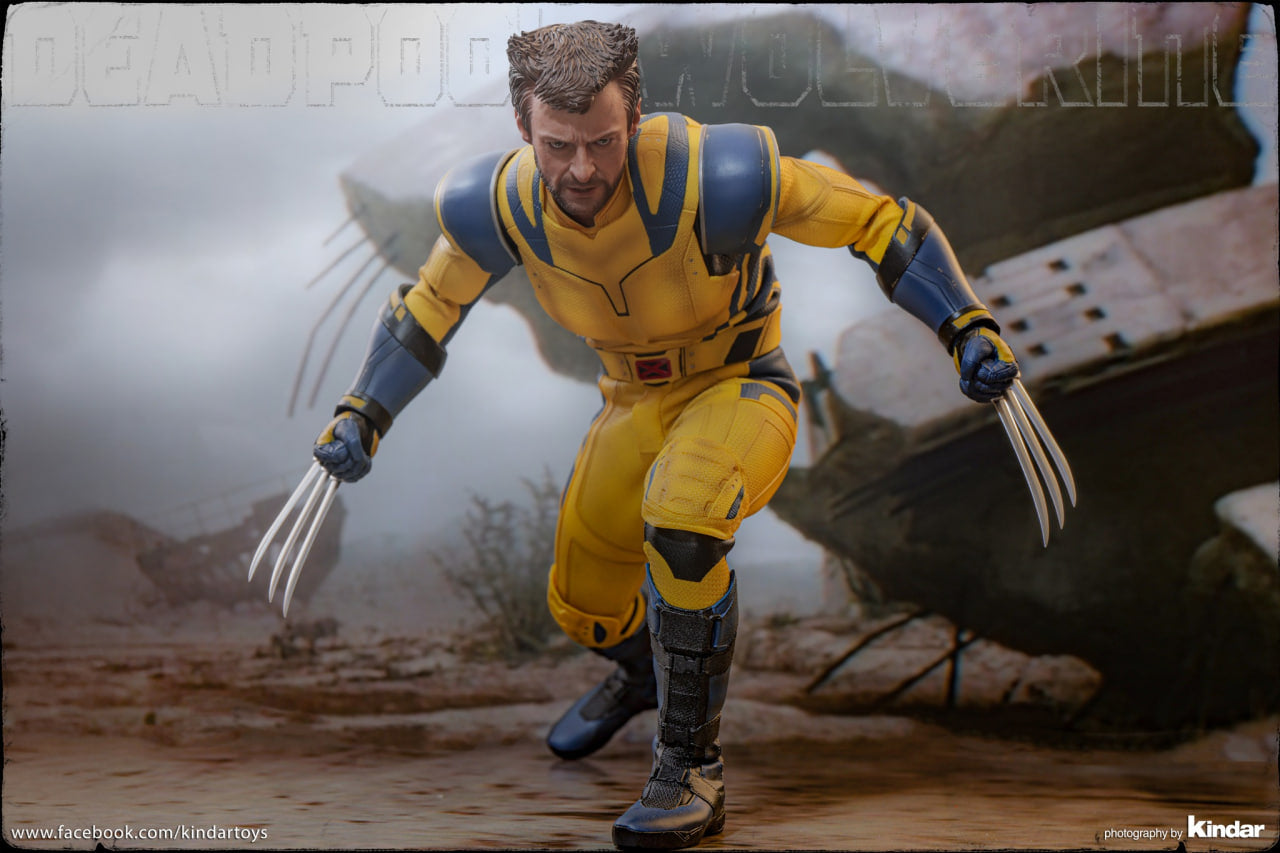 🔥Hot Toys MMS754 Deadpool and Wolverine - Wolverine 1/6 Scale Collectible Figure Deluxe Edition