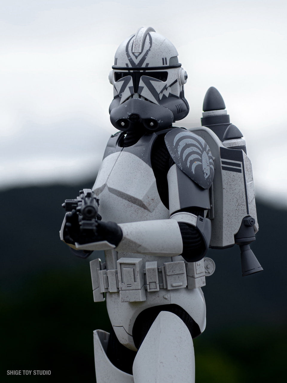 READY🔥Hot Toys TMS143 Star Wars: The Clone Wars 104th Battalion Wolfpack Clone Trooper (Deluxe Version)