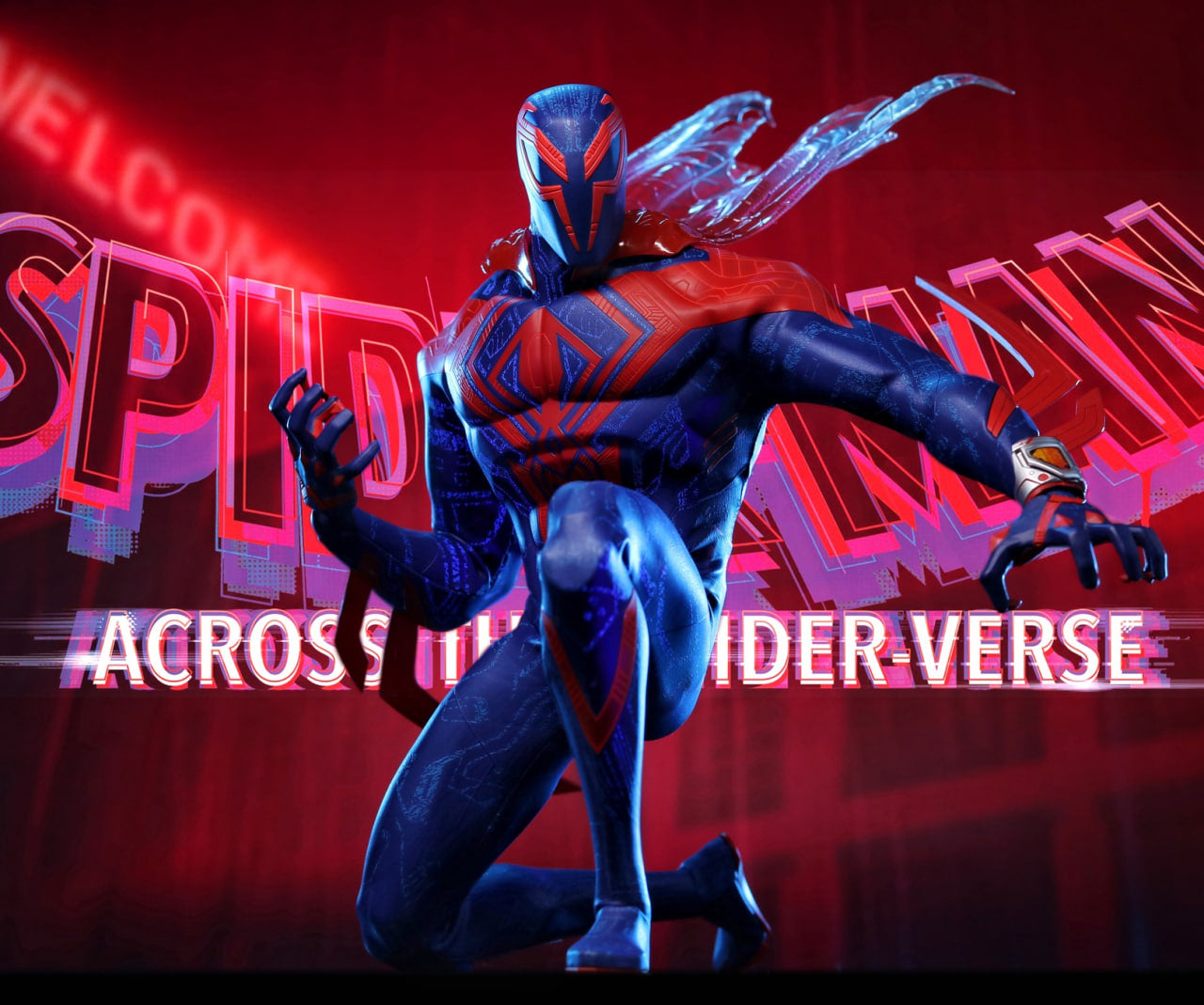 🔥Hot Toys MMS711 Spider Man 2099 Spider-Man: Across the Spider-Verse