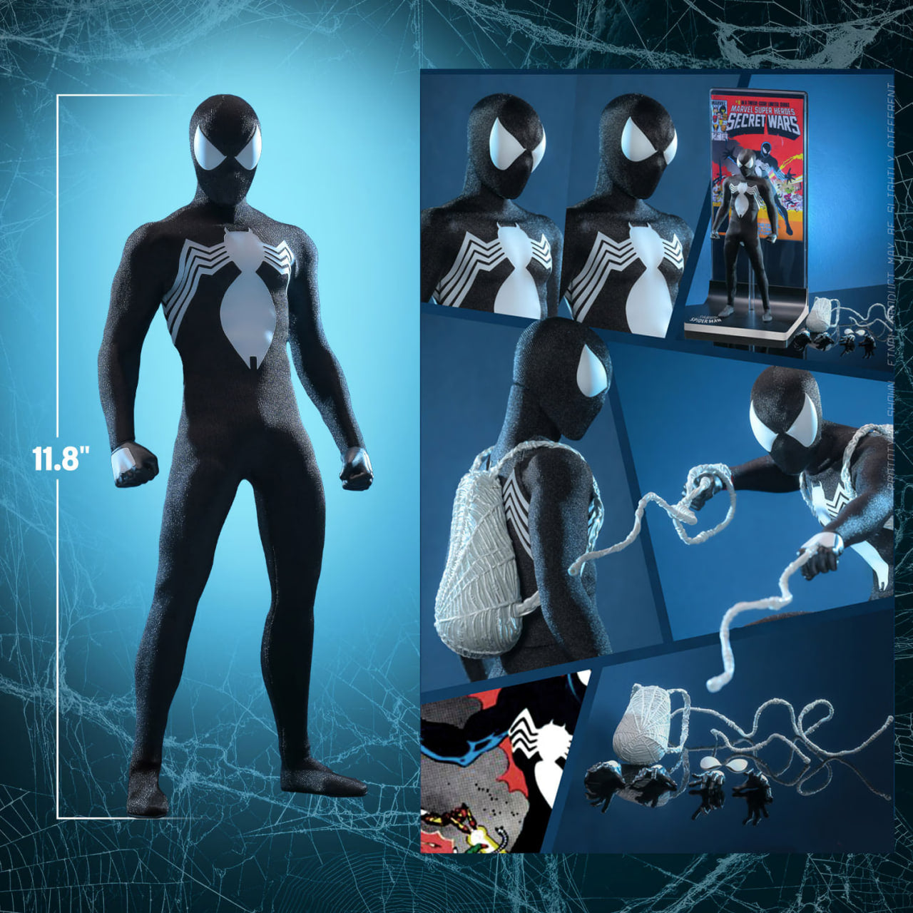 READY🔥Hot Toys Hono Studios HS04 Spider-Man (Symbiote Suit) Action Figure 1/6 Scale Collectible Figure