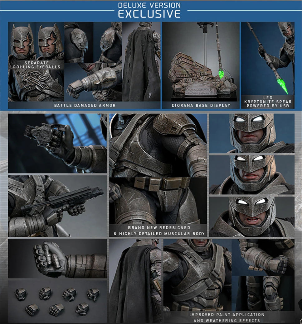 Preorder🔥Hot Toys MMS743D63 Batman V Superman Dawn Of Justice Armored Batman (2.0) 1/6th Scale Collectible Figure (Deluxe Version)