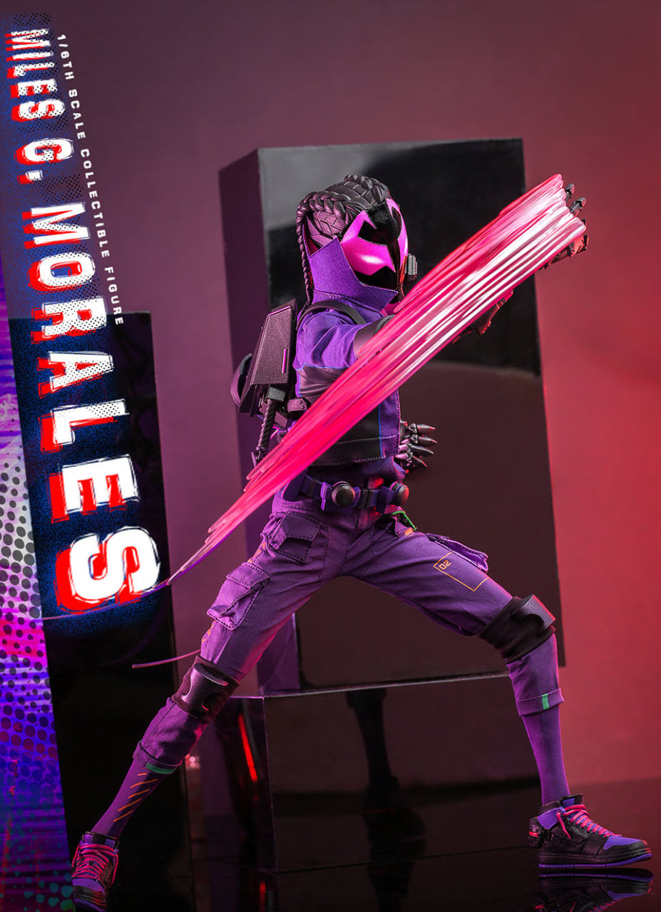 READY🔥Hot Toys MMS725 Spiderman Across the Spider-Verse Miles G. Morales 1/6 Scale Collectible Figure Normal Version