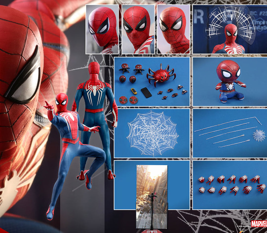 🔥Hot Toys VGM31 MARVEL'S SPIDER-MAN 1/6 SPIDER-MAN (ADVANCED SUIT)