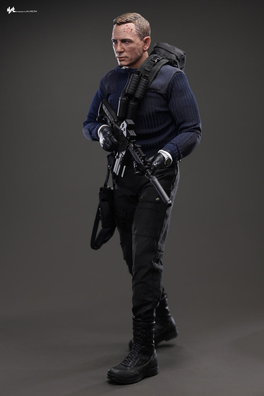 READY🔥Hot Toys MMS804 No Time To Die 1/6th scale James Bond (Commando Outfit) Collectible Figure