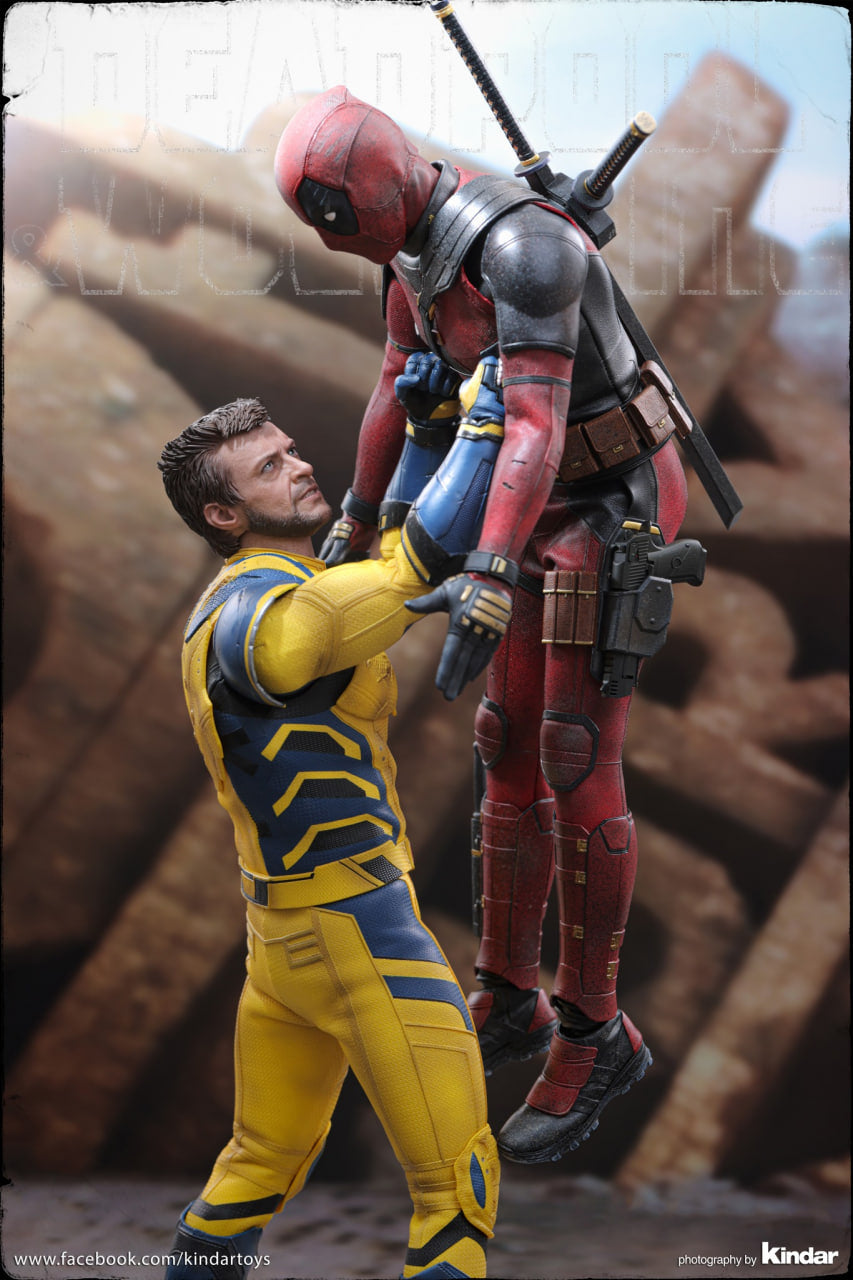 🔥Hot Toys MMS754 Deadpool and Wolverine - Wolverine 1/6 Scale Collectible Figure Deluxe Edition