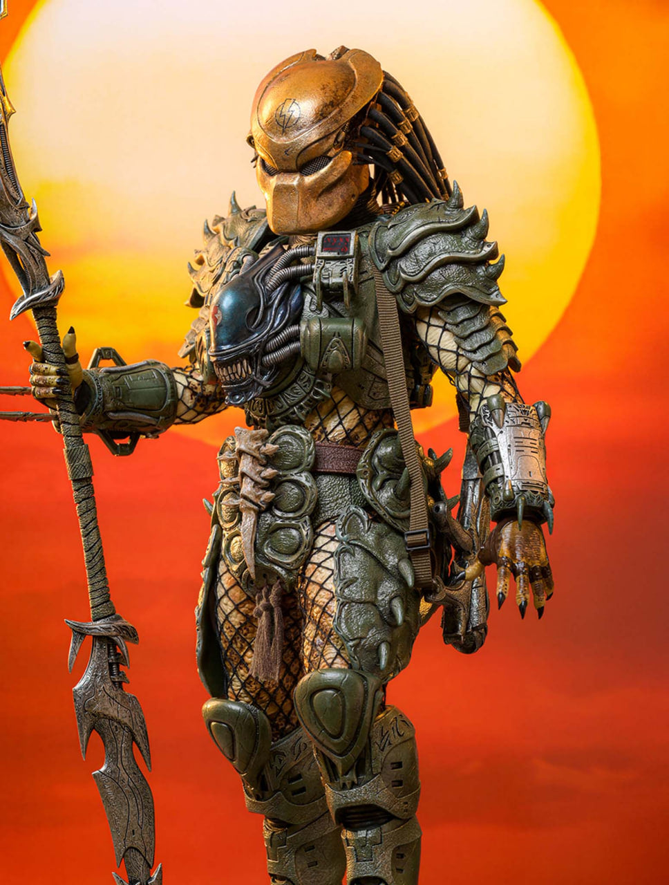 Preorder🔥Hot Toys CMS029B Predator 1/6th scale Broken Tusk Predator Collectible Figure (Special Edition)