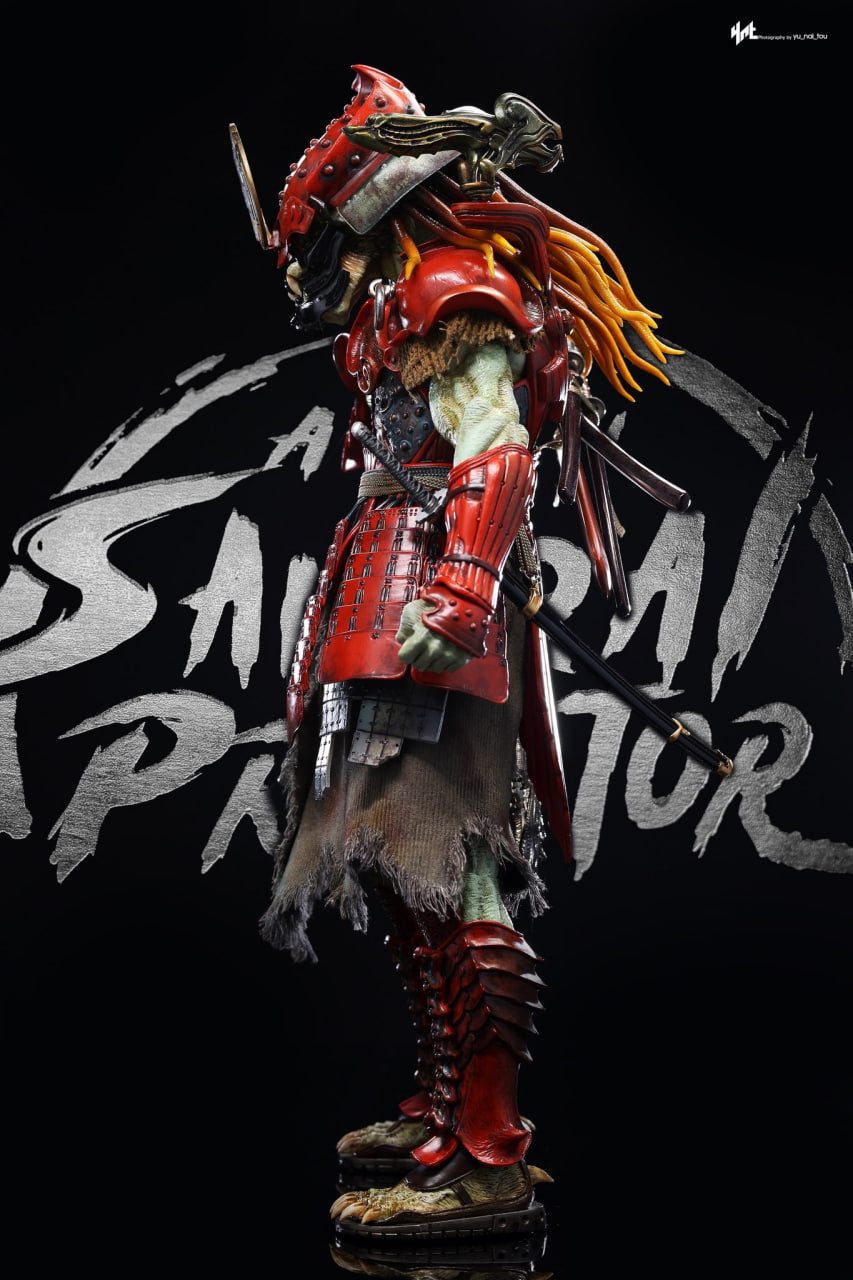 READY🔥Hot Toys AC06B Alien vs Predator 1/6th Scale Akaoni Samurai Predator Collectible Figure Special Edition