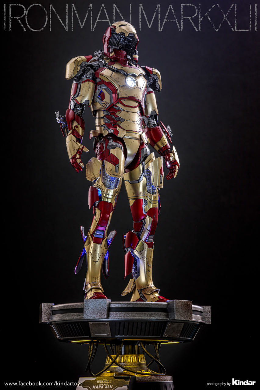 No Brown Shipper Box🔥Hot Toys MMS759D66B Marvel Ironman 3 Ironman Mark 42 (2.0) 1/6 Scale Collectible Figure (Deluxe Version) Special Edition