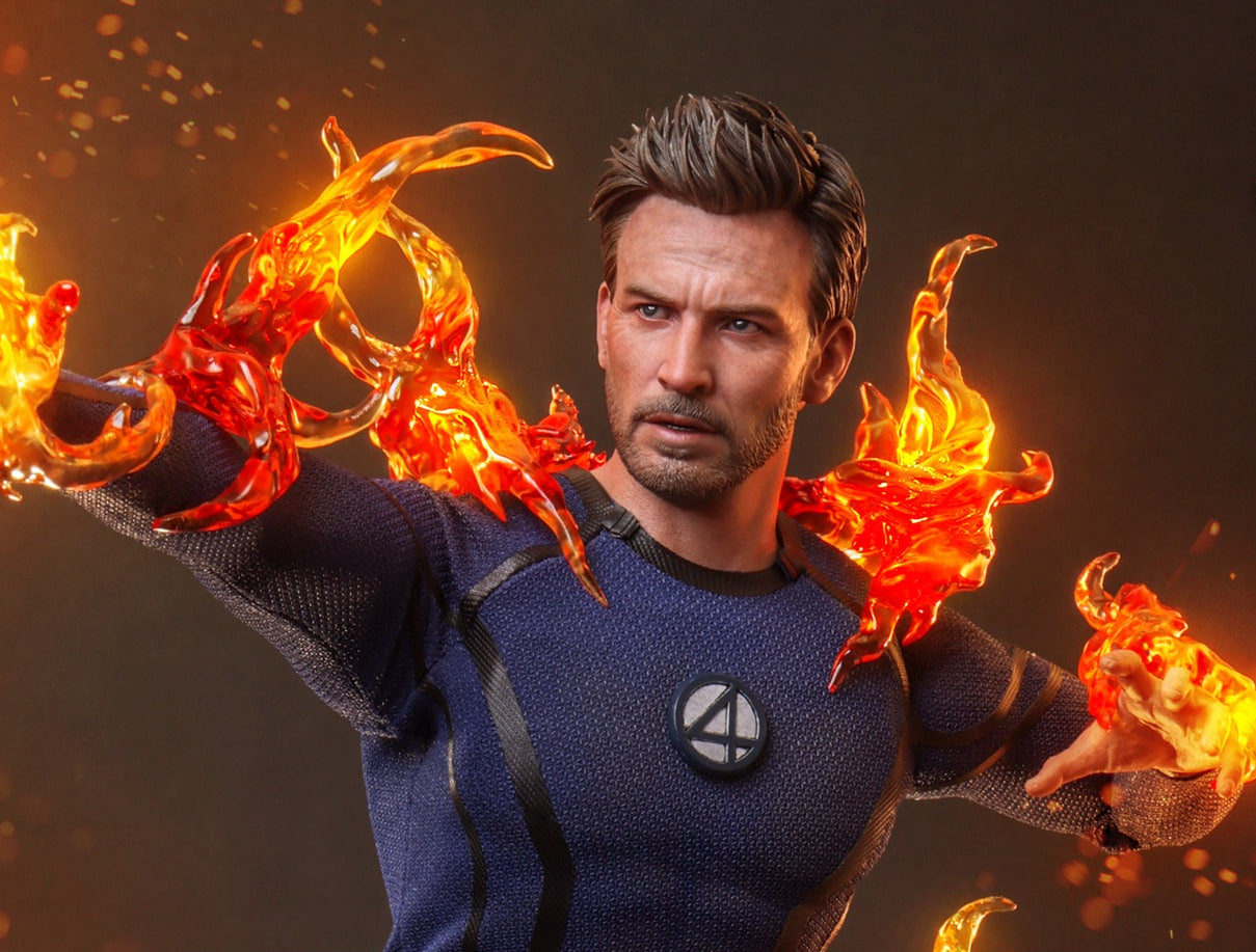 Preorder🔥Hot Toys MMS789 Deadpool & Wolverine 1/6th scale Human Torch Collectible Figure