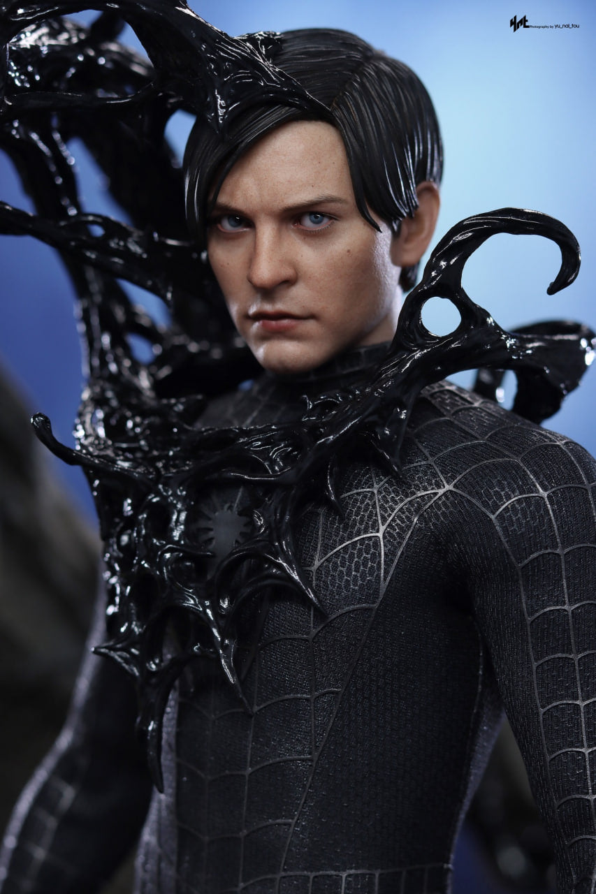 READY🔥Hot Toys MMS727B Spider-Man 3 Spiderman (Black Suit) Special Edition 1/6th Scale Collectible Figure