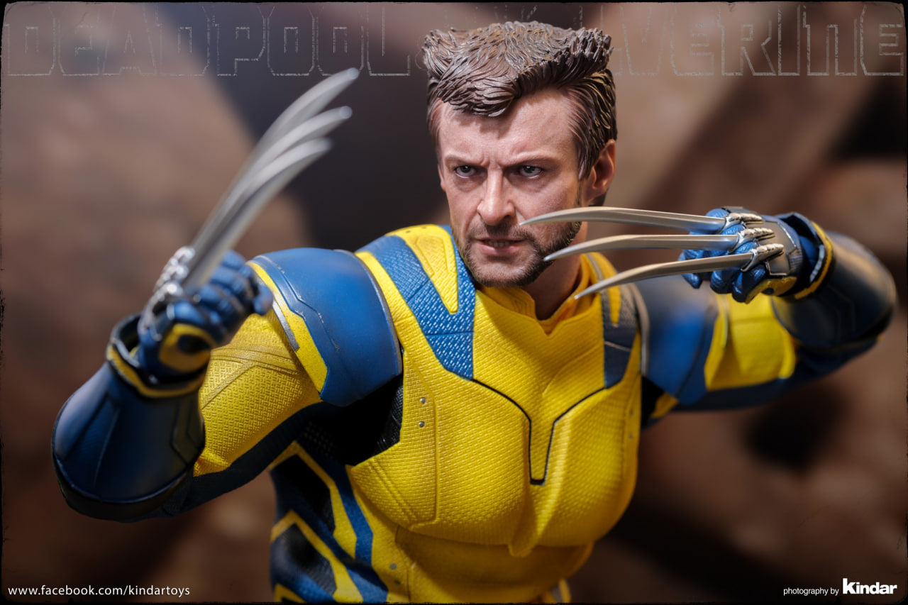 🔥Hot Toys MMS754 Deadpool and Wolverine - Wolverine 1/6 Scale Collectible Figure Deluxe Edition