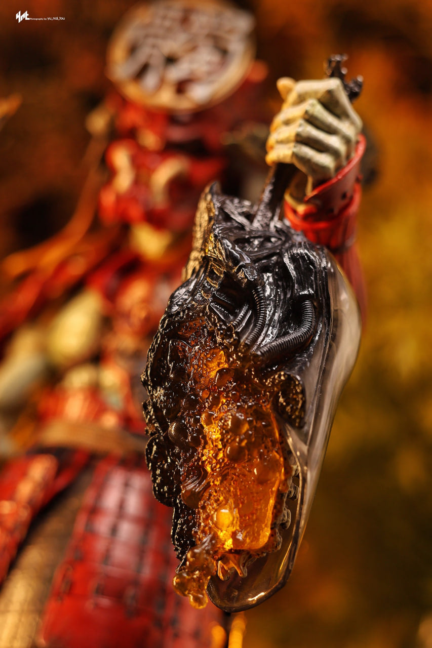 READY🔥Hot Toys AC06B Alien vs Predator 1/6th Scale Akaoni Samurai Predator Collectible Figure Special Edition