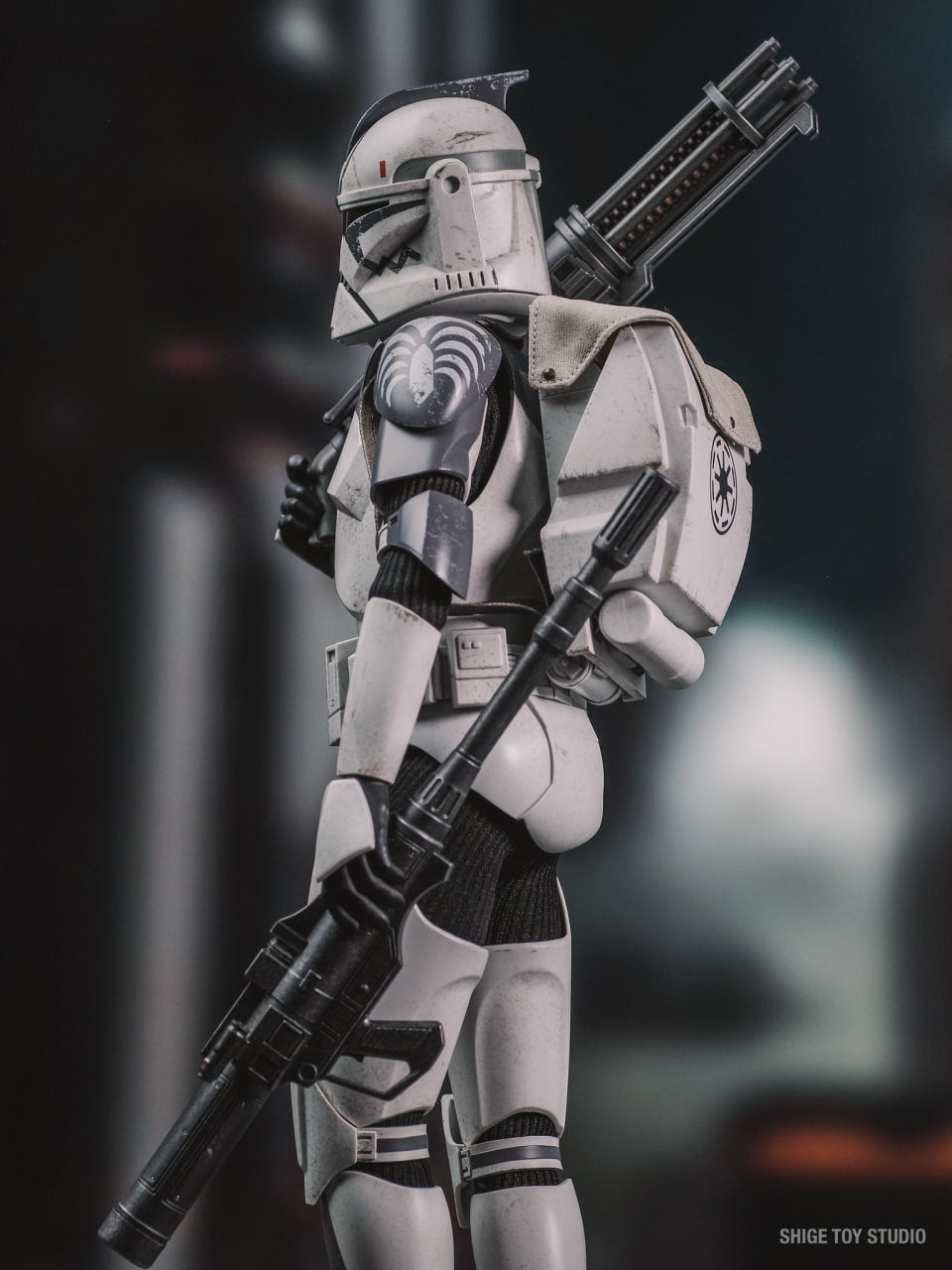 READY🔥Hot Toys TMS143 Star Wars: The Clone Wars 104th Battalion Wolfpack Clone Trooper (Deluxe Version)