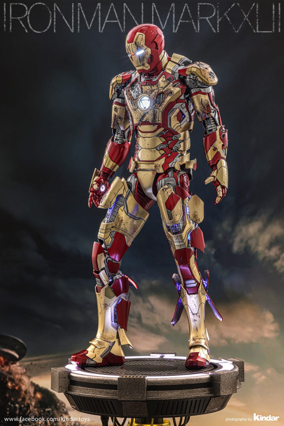 READY🔥Hot Toys MMS759D66B Marvel Ironman 3 Ironman Mark 42 (2.0) 1/6 Scale Collectible Figure (Deluxe Version) Special Edition