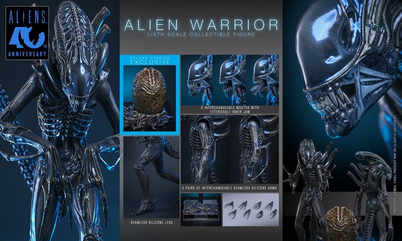 Preorder🔥Hot Toys MMS899 Aliens Alien Warrior (Deluxe Version) 1/6th scale Collectible Figure