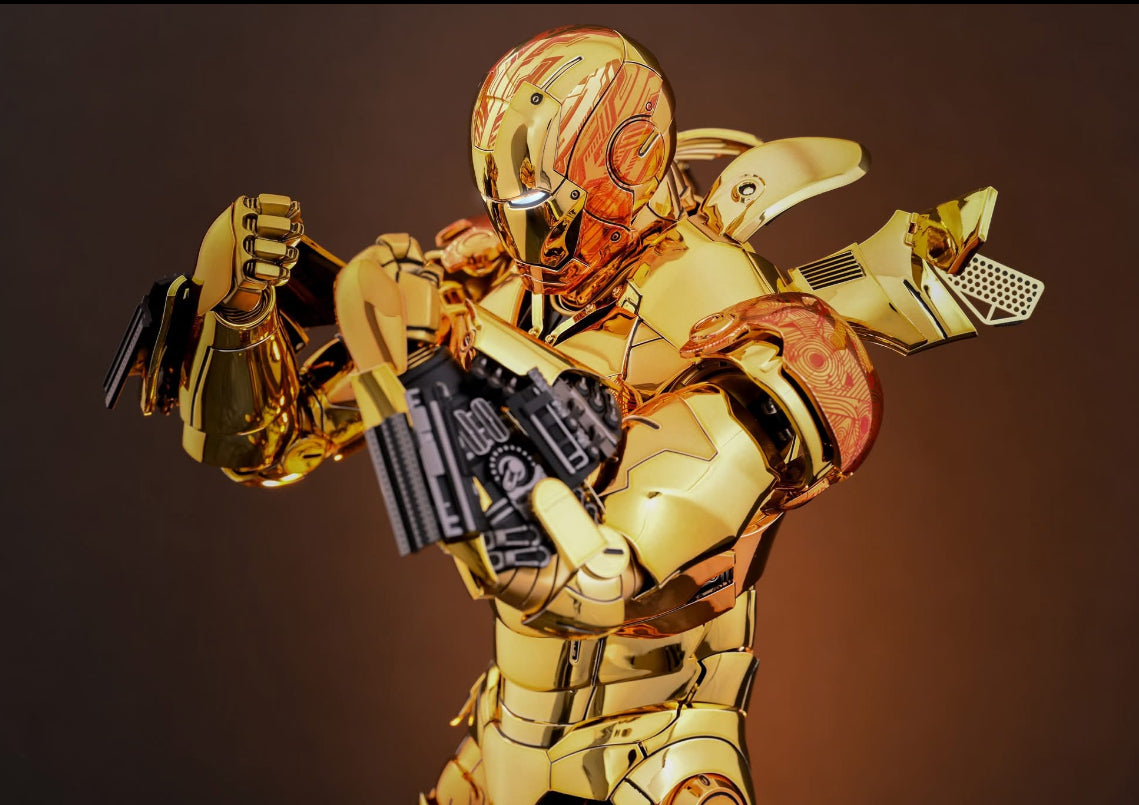READY🔥Hot Toys MMS848d78 Iron Man Mark III (Golden & Copper Gold Version) Special Edition [Hot Toys Exclusive]