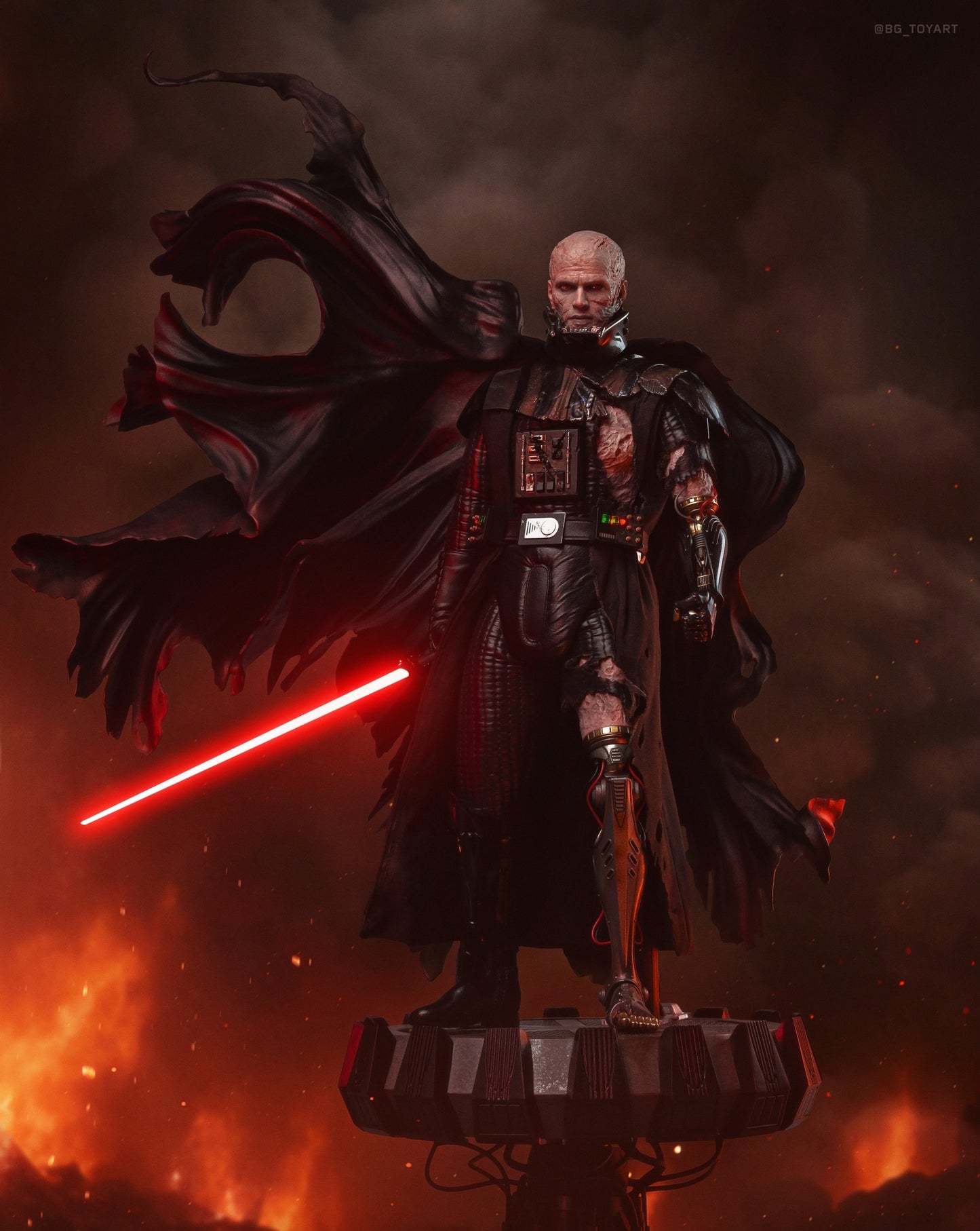 READY🔥DX45 DX45B STAR WARS DARTH VADER (BATTLE DAMAGED) (DELUXE VERSION) Special Edition 1/6TH SCALE COLLECTIBLE FIGURE