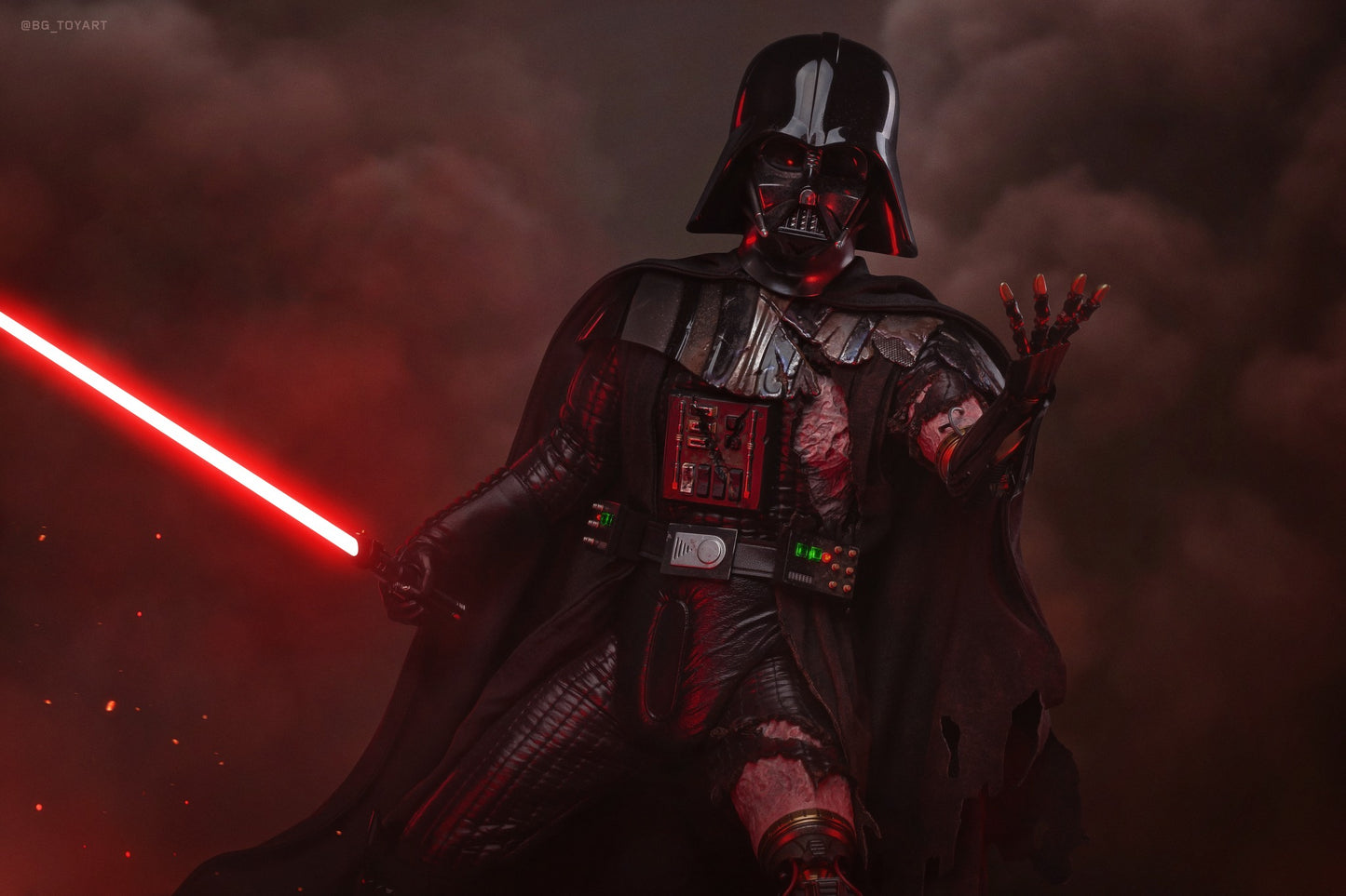 READY🔥DX45 DX45B STAR WARS DARTH VADER (BATTLE DAMAGED) (DELUXE VERSION) Special Edition 1/6TH SCALE COLLECTIBLE FIGURE