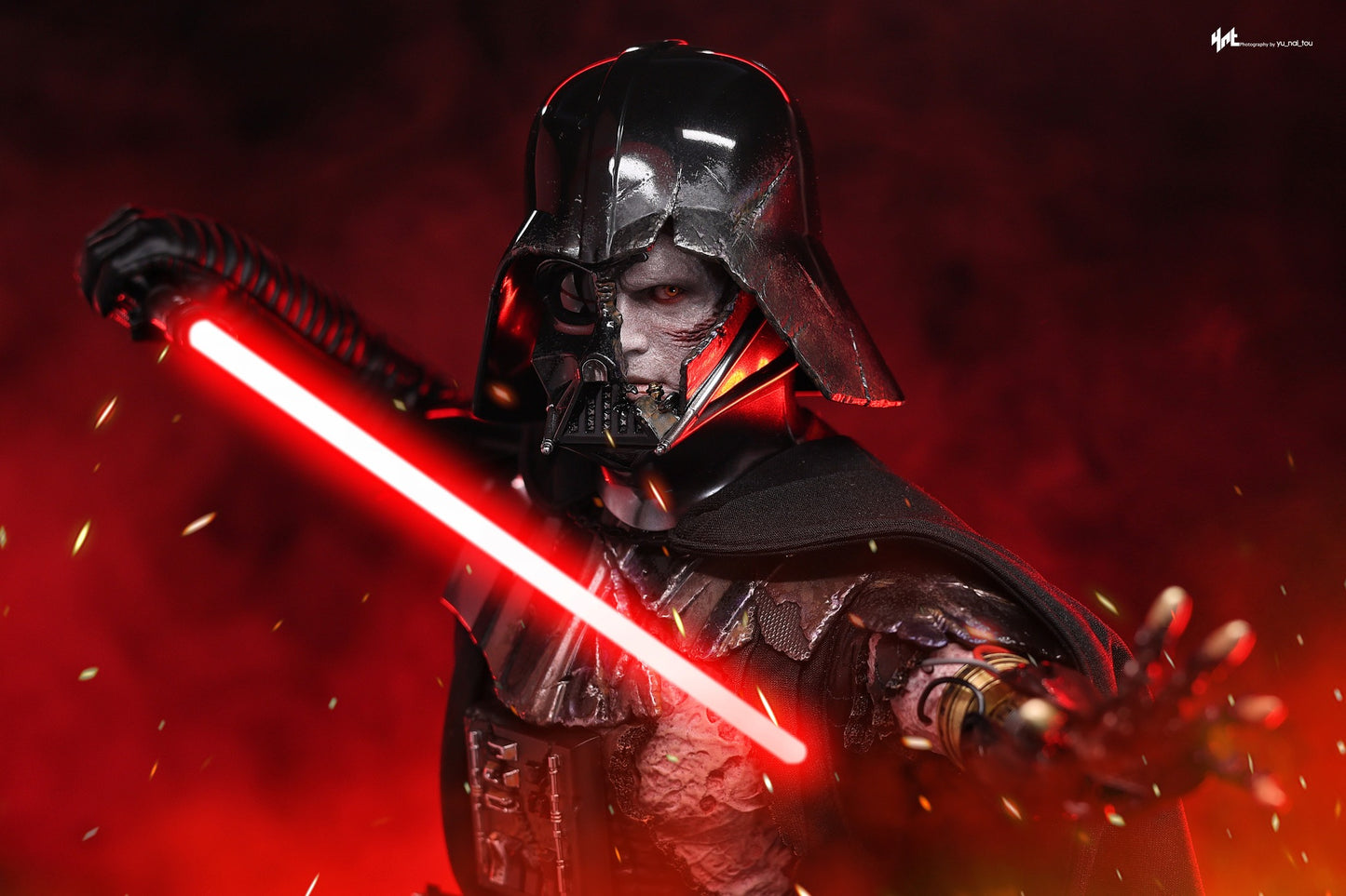 READY🔥DX45 DX45B STAR WARS DARTH VADER (BATTLE DAMAGED) (DELUXE VERSION) Special Edition 1/6TH SCALE COLLECTIBLE FIGURE