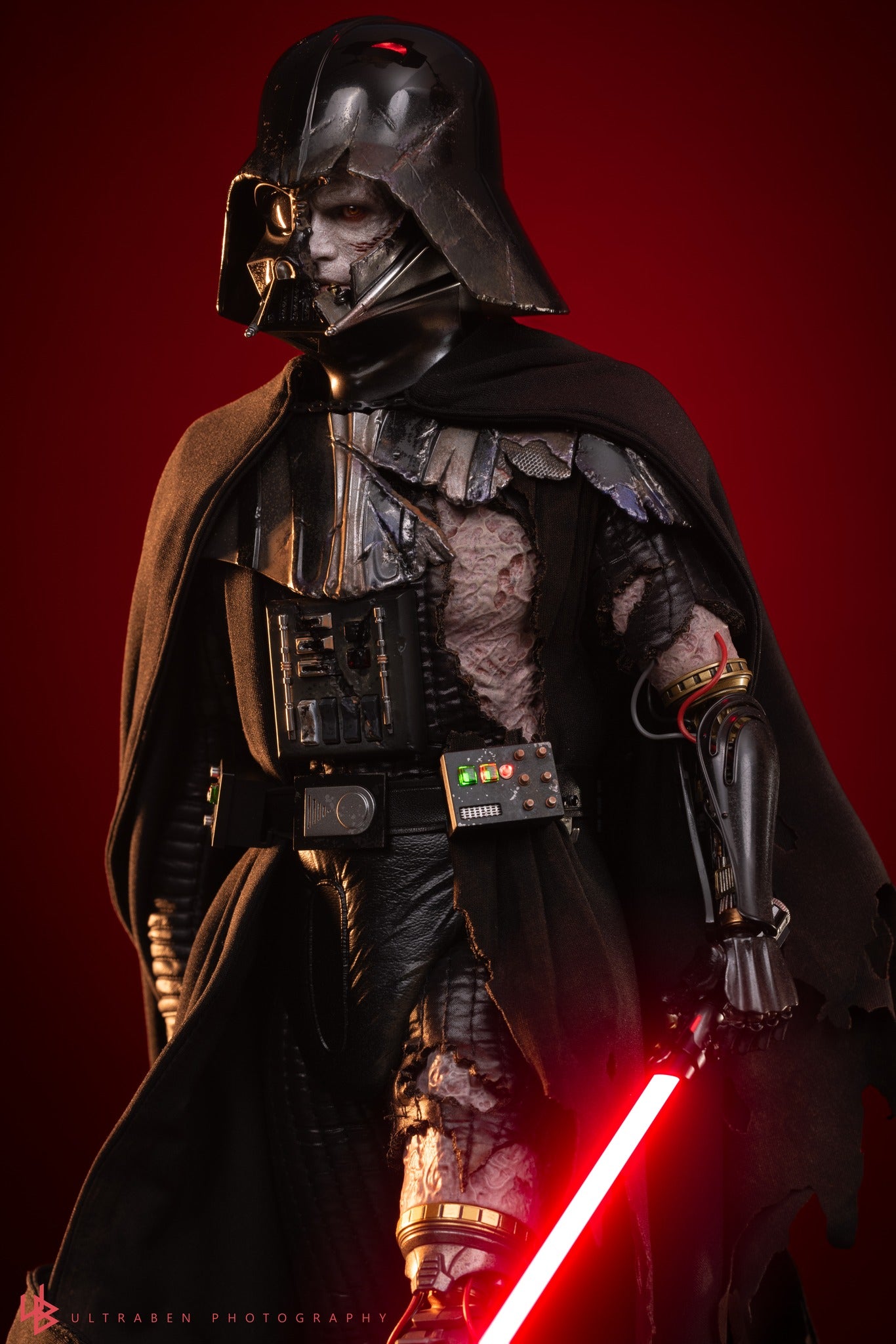 READY🔥DX45 DX45B STAR WARS DARTH VADER (BATTLE DAMAGED) (DELUXE VERSION) Special Edition 1/6TH SCALE COLLECTIBLE FIGURE